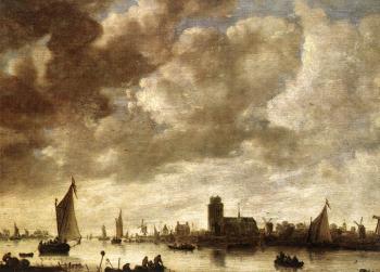 Jan Van Goyen : View of the Merwede before Dordrecht